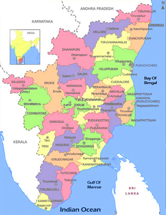 Tamilnadu Map